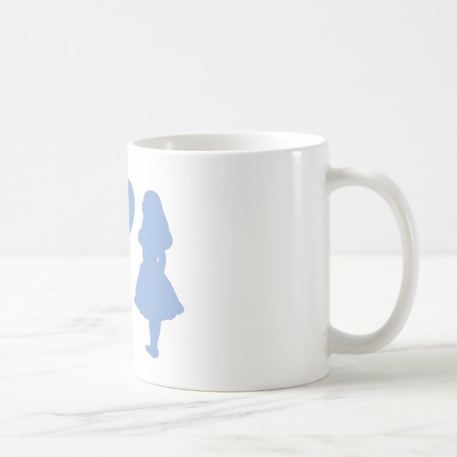 Caneca De Café Pervinca Alice azul a Alice (Direita)