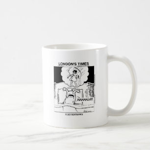 Caneca De Café Pesadelos de Lesmas Presentes e Camisetas de Desen