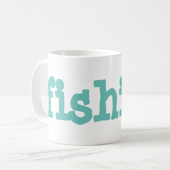 Caneca De Café pesca (Frente Esquerda)