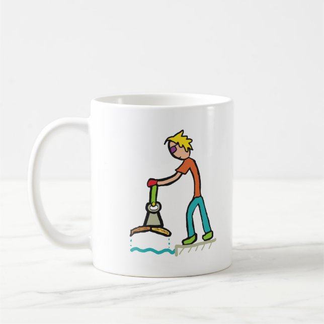 Caneca De Café Pesca Com Ímã (Esquerda)