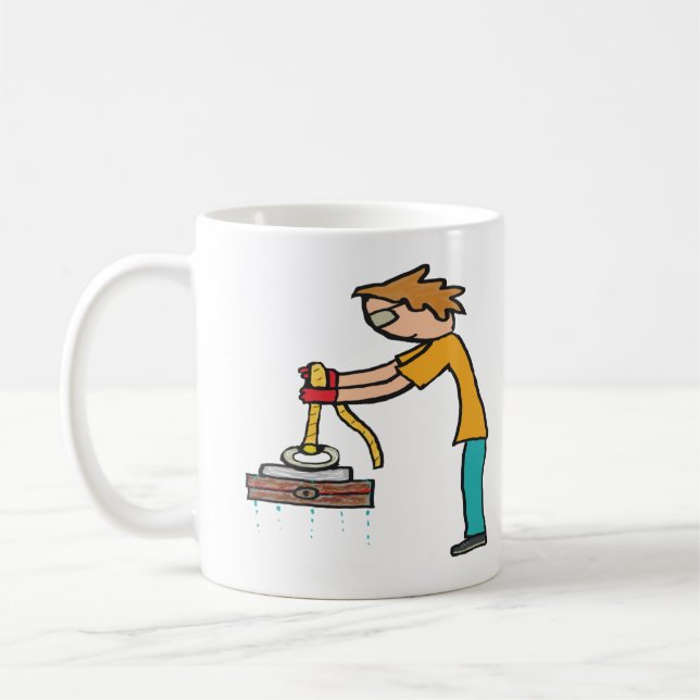 Caneca De Café Pesca Com Ímã (Esquerda)