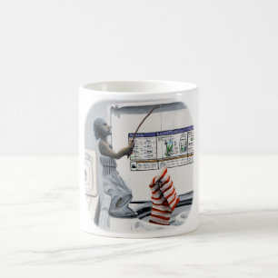 Caneca De Café Pesca criminosa de meia-meia fantasia Café de arte