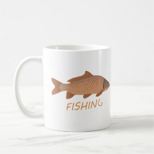 Caneca De Café Pesca de Carpas
