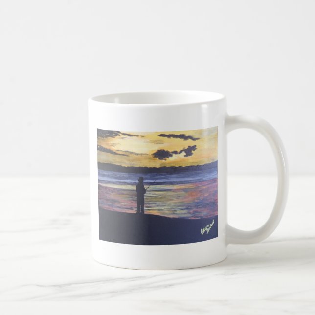 Caneca De Café Pesca de lago (Direita)