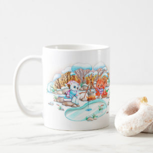 Caneca De Café Pesca do gelo