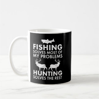 Caneca De Café Pesca Engraçada E Caça No Presente Humor De Natal