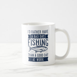 Caneca De Café Pesca no dia ruim