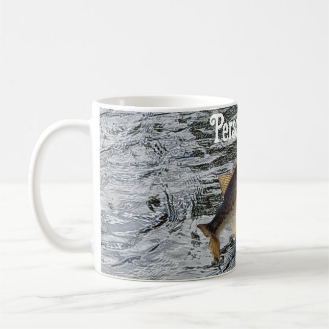 Caneca De Café Pesca personalizável de sopro (Esquerda)