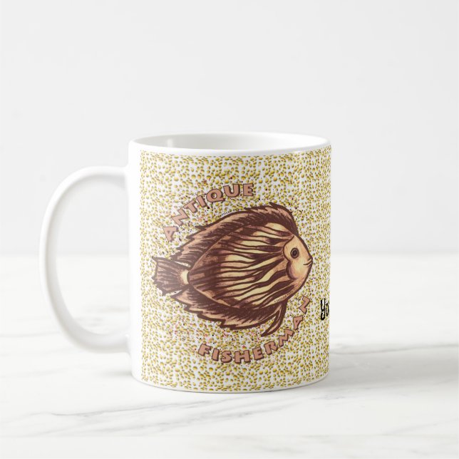 Caneca De Café Pescador Antigo  (Esquerda)