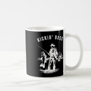 Caneca De Café Pescador de pesca de peixes Kickin B engraçado ao