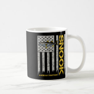 Caneca De Café Pescador de Robalo - Bandeira Americana Estilo Vin