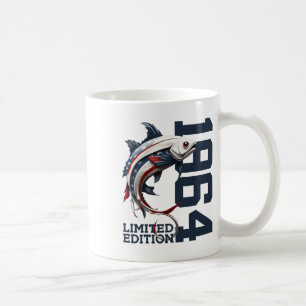 Caneca De Café Pescador Edição Limitada de 61º Aniversário 1964