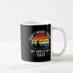 Caneca De Café Pescador Engraçado Não Pode Trabalhar Hoje Meu Bra