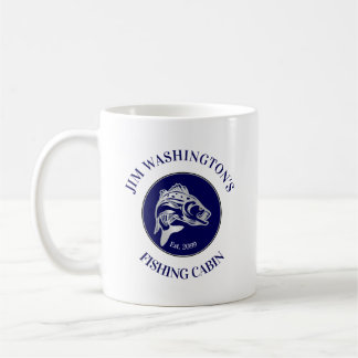 Caneca De Café Pescador ou Cabana de Família