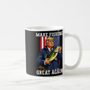Caneca De Café Pescador Patriótico faz Excelente de Pesca de novo