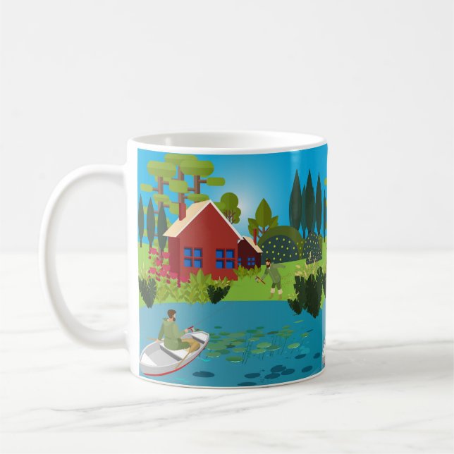 Caneca De Café Pescadores (Esquerda)