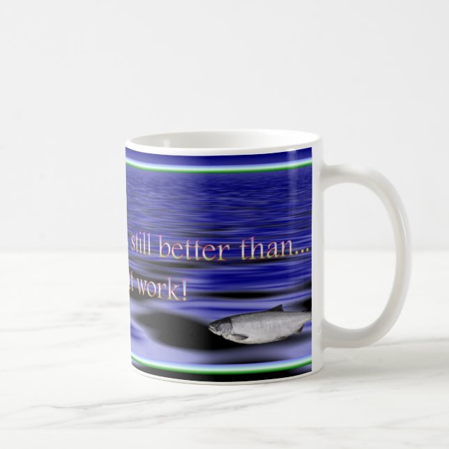 Caneca De Café pescando 2 (Direita)