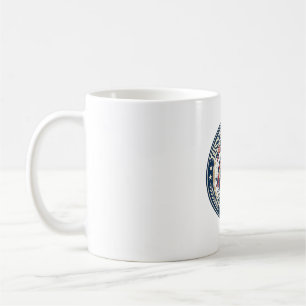 Caneca De Café Pescando pela Liberdade Patriótica Hobby Vint