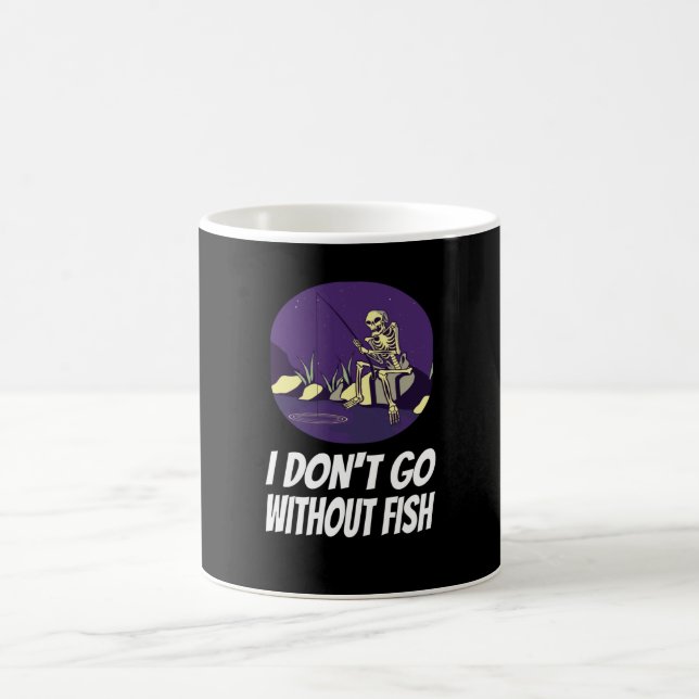 Caneca De Café Pescaria Não Dormirei Sem Peixe (Centro)