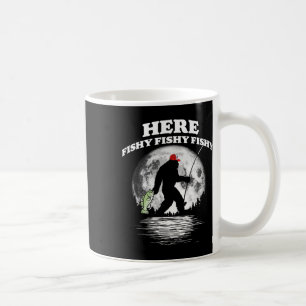 Caneca De Café Pescaria Noturna do Pé Grande Byss! Aqui Peixinho