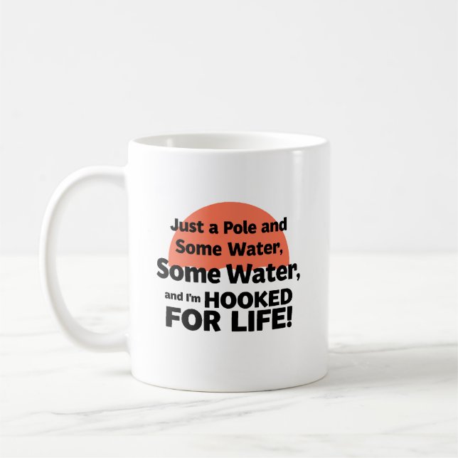 Caneca De Café Pescaria para a Vida Toda (Esquerda)