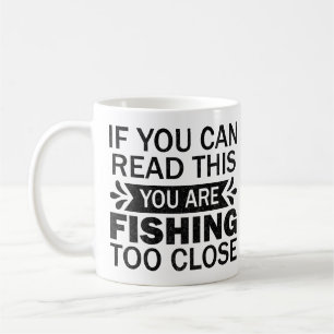 Caneca De Café Pescaria Para Fechar Pai Pescador Frases Sarcástic