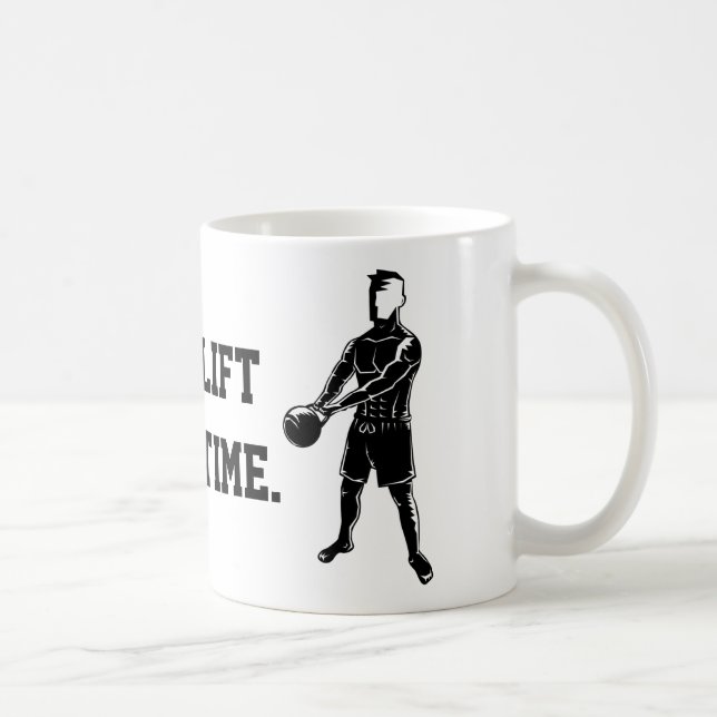 Caneca De Café Pesos de Kettlebell Um Levantamento de Cada Vez (Direita)