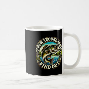 Caneca De Café Pesque Por Perto E Descubra O Divertido B Pesca