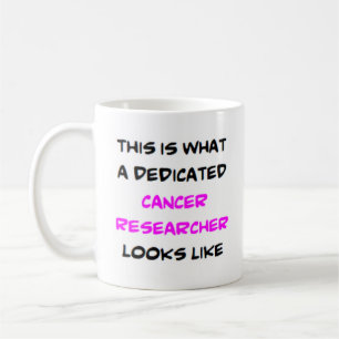 Caneca De Café pesquisador dedicado do cancer