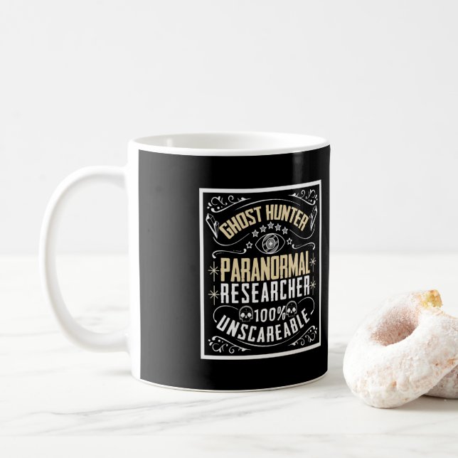 Caneca De Café Pesquisador paranormal Investigador paranormal (Com Donut)
