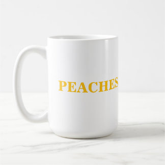 CANECA DE CAFÉ PÊSSEGO DE CAFÉ!