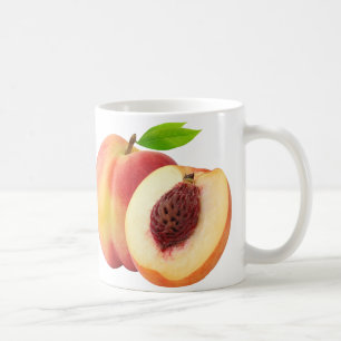 Caneca De Café Pêssegos de nectarina