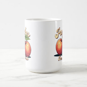Caneca De Café Pêssegos frescos de fazenda