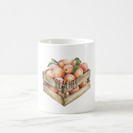 Caneca De Café Pêssegos Fruta