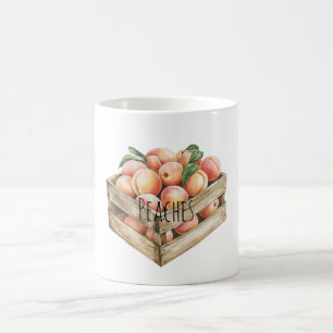 Caneca De Café Pêssegos Fruta