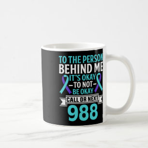 Caneca De Café Pessoa Atrás de Mim - Sensibilização para a Preven