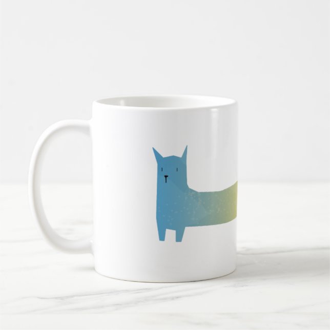 Caneca De Café Pessoa do gato/caneca pessoa do cão (Esquerda)