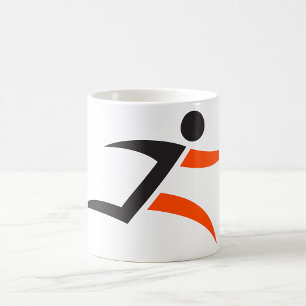 Caneca De Café Pessoa Executando Design