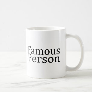 Caneca De Café Pessoa famosa