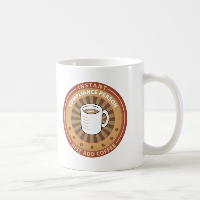 Caneca De Café Pessoa imediata da conformidade (Direita)