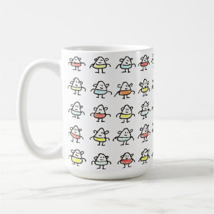 Caneca De Café Pessoal de Desenhos Animados Divertidos e Pequenos