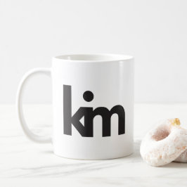 Caneca de café pessoal de Kim