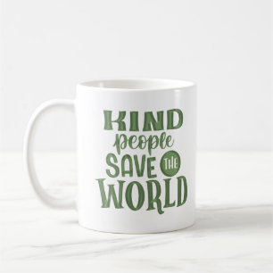 Caneca De Café pessoas bonitas salvam o mundo
