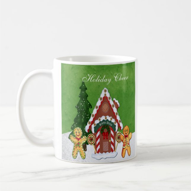 Caneca De Café Pessoas de pão-de-gengibre (Esquerda)