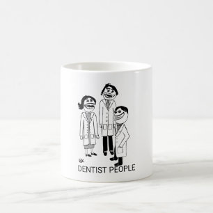 Caneca De Café Pessoas Dentistas - Coffee Mug Designer