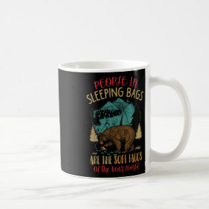 Caneca De Café Pessoas Em Sacos-Cama São Os Tacos Macios Do