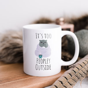 Caneca De Café Pessoas Engraçadas Fora do Café Mug