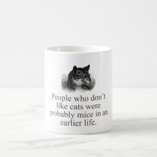 Caneca De Café Pessoas que não gostam de gatos