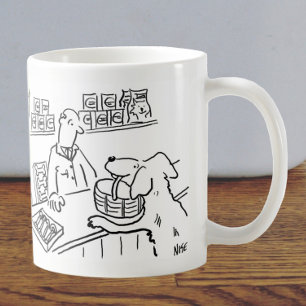 Caneca De Café Pet Comprar Cartoon de Trabalho