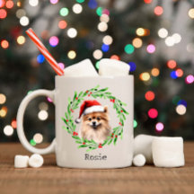 Pet de Férias Pomeranianas de Cão de Natal